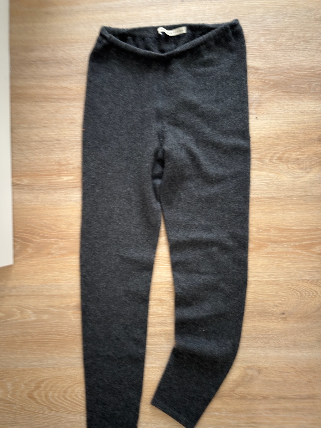 Black Goat Merino And Cashmere Leggings (2 Available) As-Is